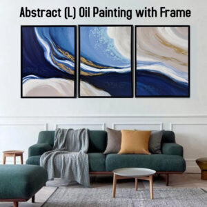 AB43&32 Abstract Oil Painting with Frame