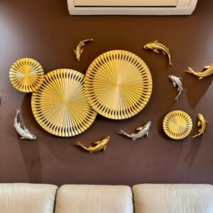 Clearance Stock--ANWS0001 3D KOI FISH WALL SCULPTURE