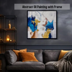 AB20 Abstract Oil Painting with Frame