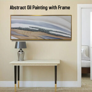 AB01 Abstract Oil Painting with Frame