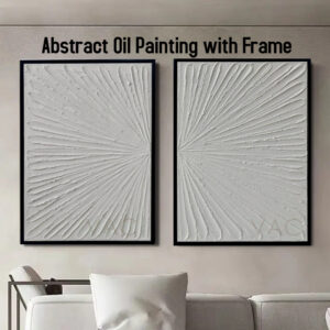 AB39 Abstract Oil Painting with frame
