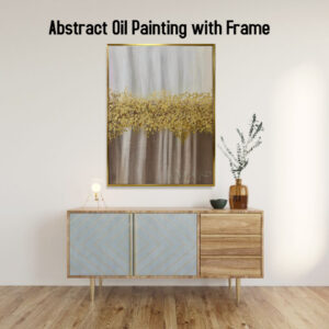 AB111303 Abstract Oil Painting with Frame