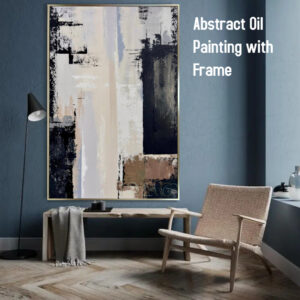 AB172510 Abstract Oil Painting with Frame