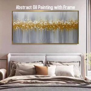 AB122503 Abstract Oil Painting with Frame