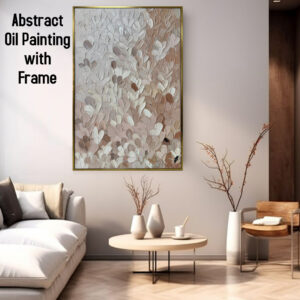 AB122508 Abstract Oil Painting with Frame