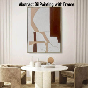 AB122527 Abstract Oil Painting with Frame